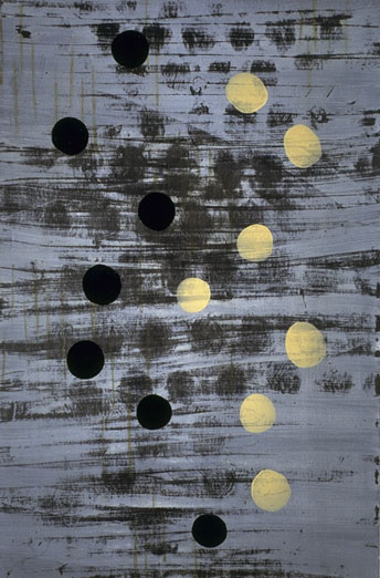 "Seven Moons" acrylic on canvas 